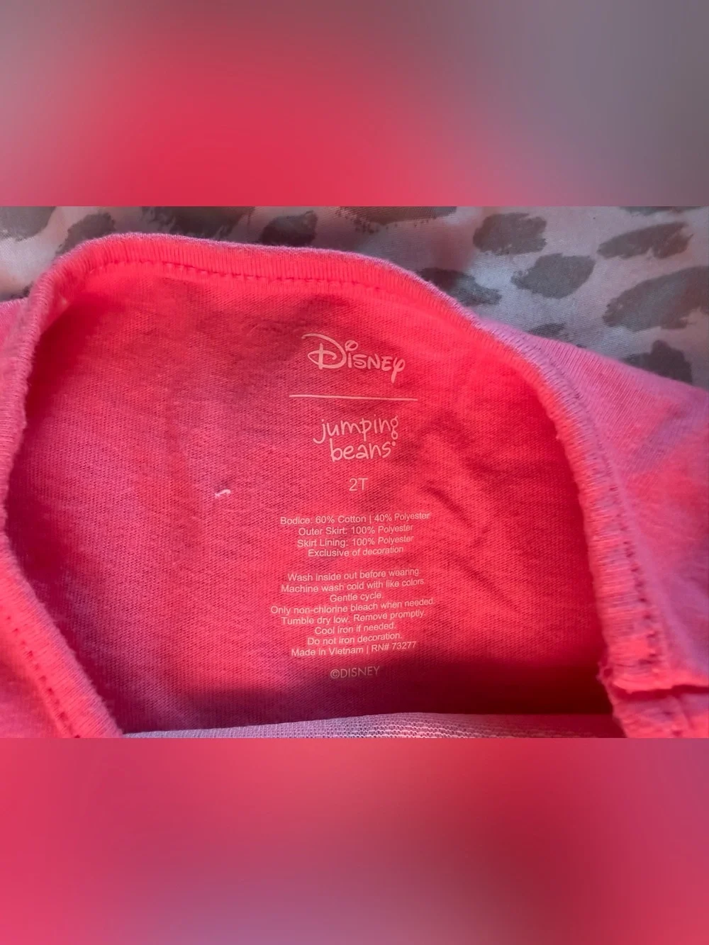 Disney Pink Minnie Mouse Heart Tulle Dress